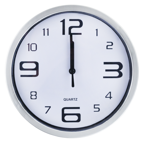 TG71354-2 WANDUHR LESBAR SEKUNDENZEIGER STILVOLL DICK FÜR WOHNZIMMER KÜCHE