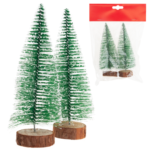 TG75848 WEIHNACHTSBAUMSCHMUCK HOLZ METALL 2 STK/KPL