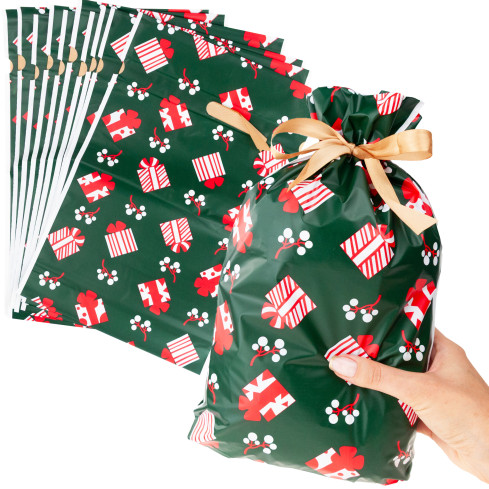 TG80076 GESCHENK TASCHEN GESCHENK TASCHEN 10PCS MIKOŁAJKI