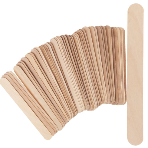 TG80299 KREATIVE HÖLZERNE KLEBESTIFTE DIY EISCREME-STICKS 50PCS/KPL