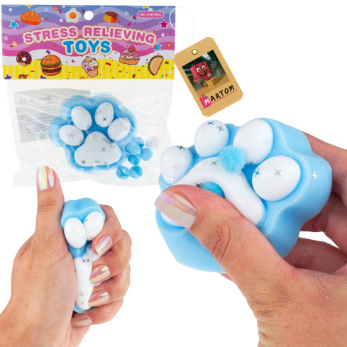 TG80355 KATZE PFOTE SQUISHY KATZE PÄDAGOGISCHES SPIELZEUG ANTI-STRESS SQUISHY KATZE