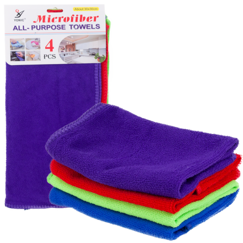 TG80430 univerzální utěrky z mikrovlákna 30 × 30 cm – sada 4 kusů