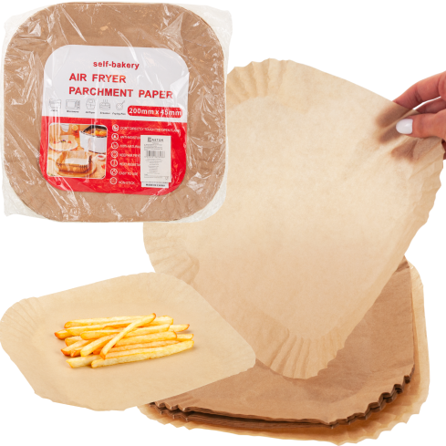 TG80434 Papiereinlagen für die fettfreie Fritteuse, 50 Stück/Set