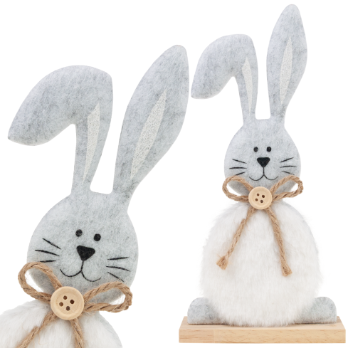 Osterdekoration, Holzhase, Osterfigur, 21 cm