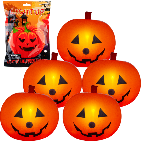 TG83793 LED-Luftballons, 5 Stück/Set, Halloween