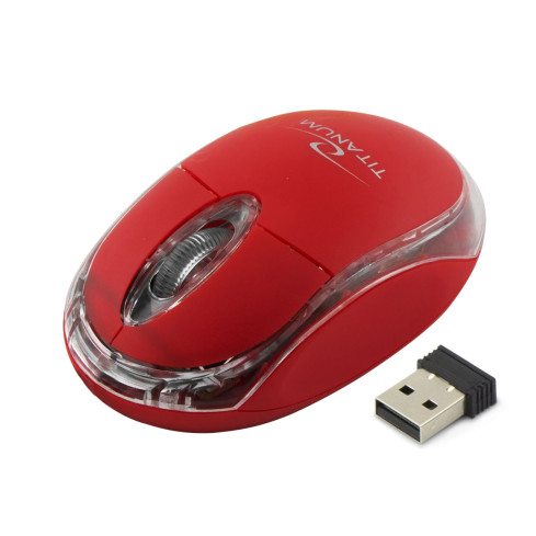 ES509C CONDOR TITANUM KABELLOSE MAUS USB ROT