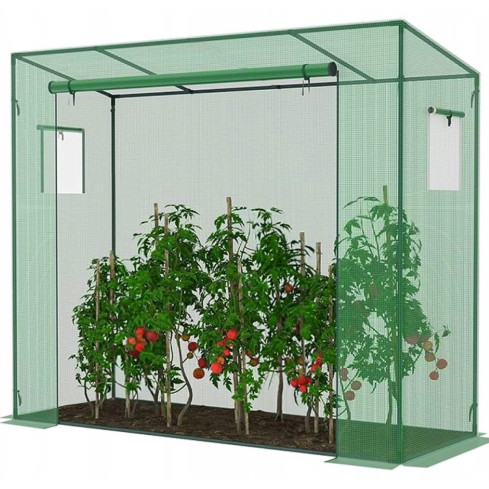 TUN5507 GARTEN GEWÄCHSHAUS TUNNEL FOLIE ZELT FÜR TOMATEN GEMÜSE SETZLINGE