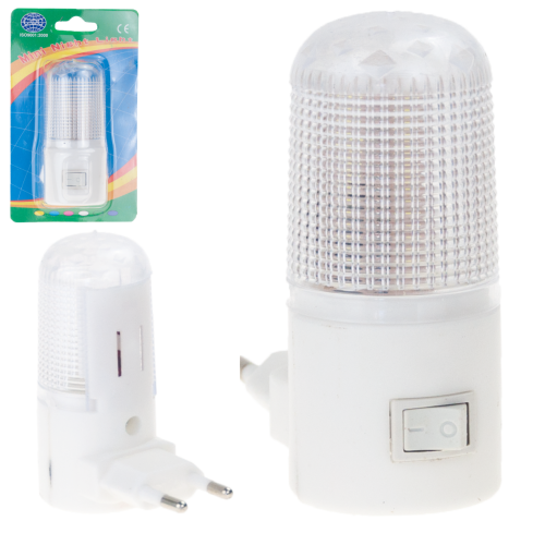 TV73 LED-Nachtlicht für Steckdose, weiß, Leuchtstofflampe für das Schlafzimmer