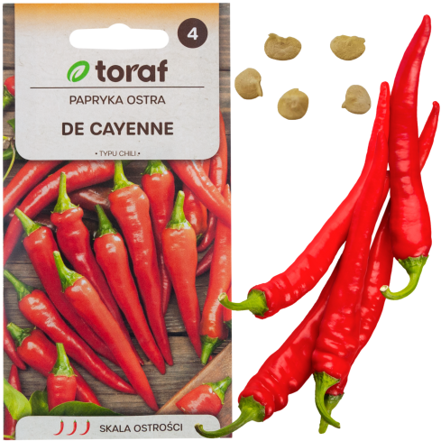 W1137 DE CAYENNE HOT CHILLI PFEFFERSAMEN WÜRZIG 0,5G