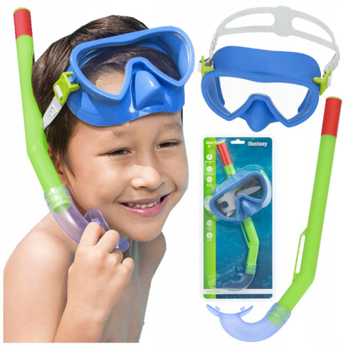 Tauchset für Kinder, Tauchbrille, Maske und Schnorchel, ab 3 Jahren, Bestway 24036