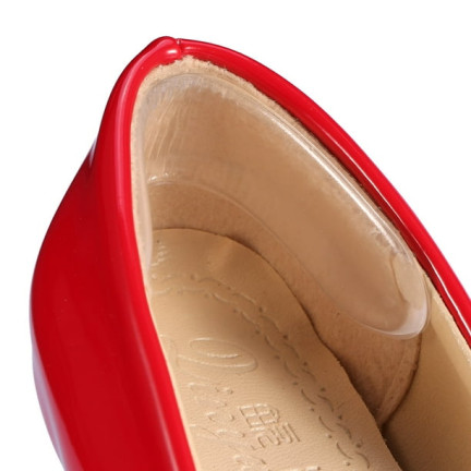 DO73 selbstklebende Schuh-Gel-Clips Paar 2 Stück Einlegesohle für Fersen
