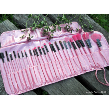 UR97 Schminkpinsel Set 24Stück rosa
