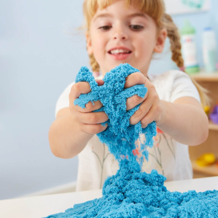 Tg60132-1 kinetischer Sand Magic 1 kg Sandfarbe blau