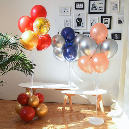 Ständer für 19 Luftballons, Luftballonständer, zur Dekoration für Geburtstage