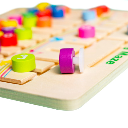 TG67010 Holzsortierspiel, Puzzle, Lernspiel, Zuordnungsspiel, Montessori, Logikspiel