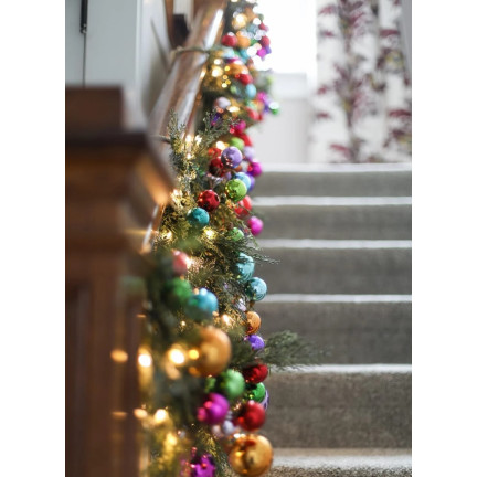 TG50995 BUNTE WEIHNACHTSBAUMKUGELN 12ER SET 6CM WEIHNACHTSDEKORATION