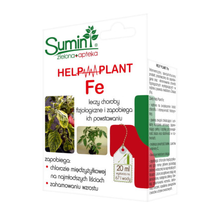SUM40 Help Plant Eisen (Fe) 20 ml, Blattdünger, beugt physiologischen Erkrankungen und Wachstumshemmungen vor