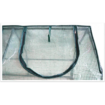 TG71368 MINI GEWÄCHSHAUS BALKON GARTEN KUNSTSTOFF TUNNEL TOMATEN PFLANZER 120X60X60