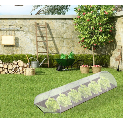 TG60609 Mini-Gartengewächshaus, Polytunnel, Pflanzfolie, Beetgewächshaus, 3m
