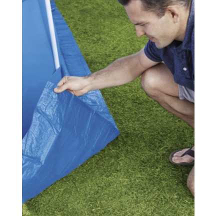58002 Schutzmatte für Gartenpool 396x396cm