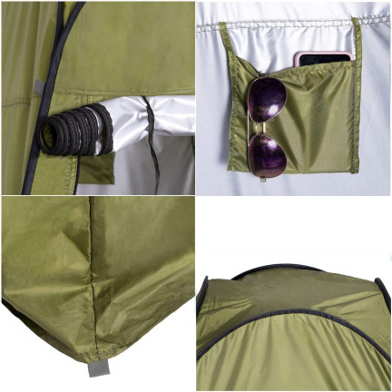 TG64417-2 ZELT DUSCHE UMKLEIDERAUM TRAGBARE TOILETTE WC