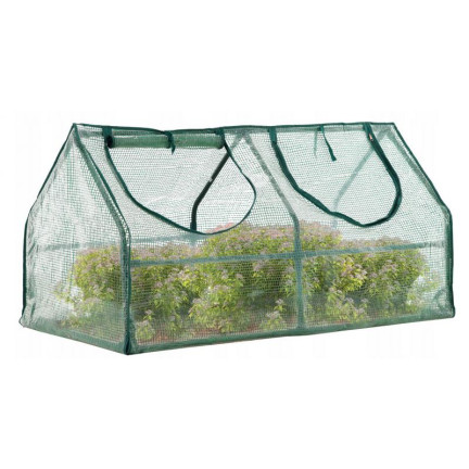 TG71368 MINI GEWÄCHSHAUS BALKON GARTEN KUNSTSTOFF TUNNEL TOMATEN PFLANZER 120X60X60