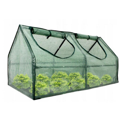 TG71368 MINI GEWÄCHSHAUS BALKON GARTEN KUNSTSTOFF TUNNEL TOMATEN PFLANZER 120X60X60