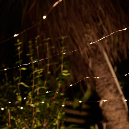 TG64619 Lichterketten, Solar Garten, Draht 100 led warm