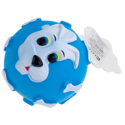 19041 Hund Ball Katze quietschend kauen Spielzeug Gummi