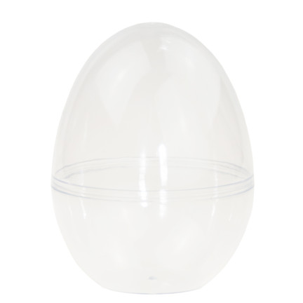 TG60436 ACRYL-EI TRANSPARENT STEHEND 9CM KUNSTSTOFF OSTEREI