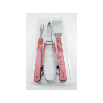 TV71 Grillset Zange, Gabel, Spachtel
