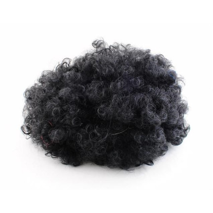 UR27 PERÜCKE AFRO SCHWARZES HAAR LOCKIG PARTY 70ER 80ER JAHRE FÜR SILVESTER