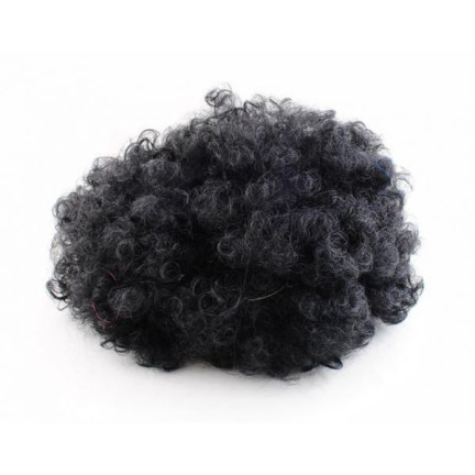 UR27 PERÜCKE AFRO SCHWARZES HAAR LOCKIG PARTY 70ER 80ER JAHRE FÜR SILVESTER