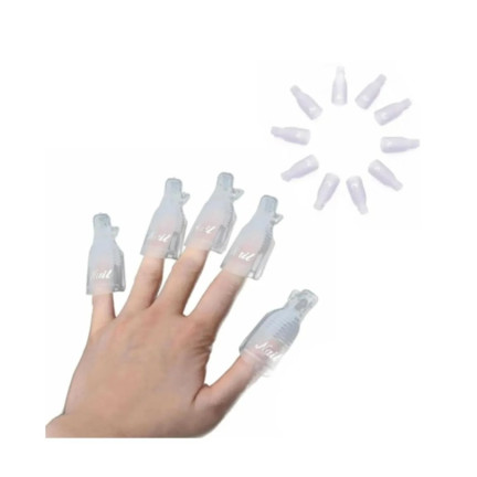 NN75 Acrylgel HYBRID REMOVAL CLIPS 10 Stück
