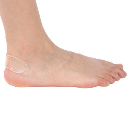 DO73 selbstklebende Schuh-Gel-Clips Paar 2 Stück Einlegesohle für Fersen