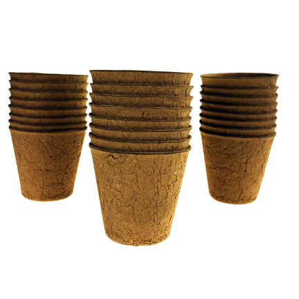 201278 TORF TÖPFE P8 BIOLOGISCH ABBAUBAR SÄMLINGE 8 CM 24 STÜCK