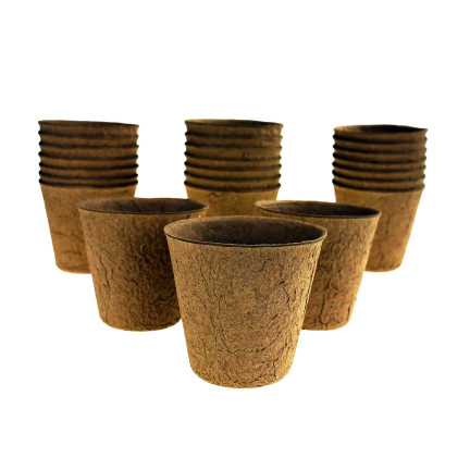 201278 TORF TÖPFE P8 BIOLOGISCH ABBAUBAR SÄMLINGE 8 CM 24 STÜCK