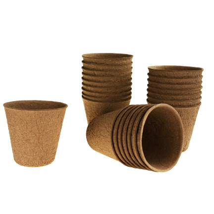 201278 TORF TÖPFE P8 BIOLOGISCH ABBAUBAR SÄMLINGE 8 CM 24 STÜCK