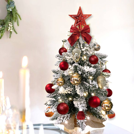 TG59773-3 BÖGEN 12PCS ROT GLITTER WEIHNACHTSBAUM BÖGEN DEKORATIVE BÖGEN