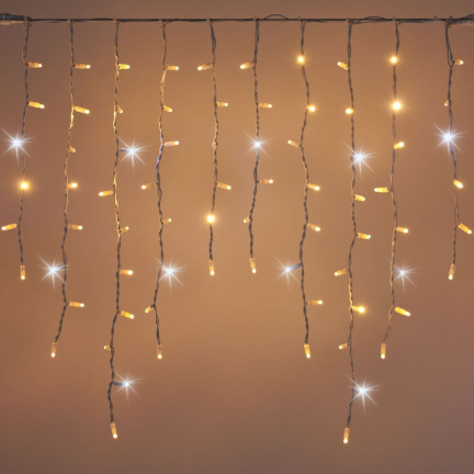 BT-01 EISZAPFEN LICHTER 300LED WEISS GARTEN WEIHNACHTSBAUM LICHTER