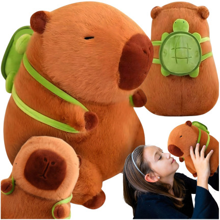 TG81321 CAPYBARA MIT RUCKSACK PLÜSCH MASCOTCHEN GESCHENK MICKEY KAPI