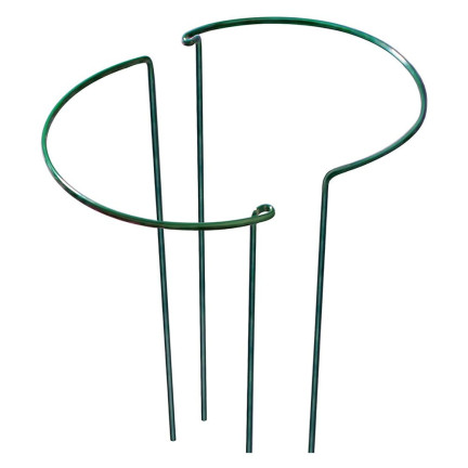TG77640 Ringstütze, Metallstütze, Blumenpflanzenstütze, 35cm 2Stk.