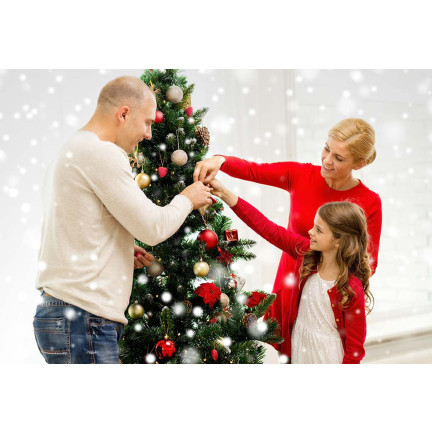 TG66272-5 WEIHNACHTSBOMBEN rot XXL SET 100 Stück BOMBEN 6/4/3cm