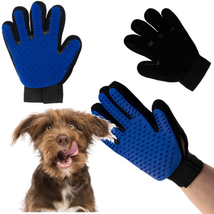 2366 HANDSCHUH ZUM KÄMMEN HUNDESALONMASSAGE