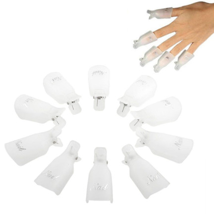 NN75 Acrylgel HYBRID REMOVAL CLIPS 10 Stück