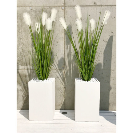 CV17510 Kunst-Pampasgras im Dekotopf, 45 cm