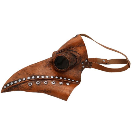 Maske des Pestdoktors, Steampunk, mit langem Schnabel, Kostüm, Halloween