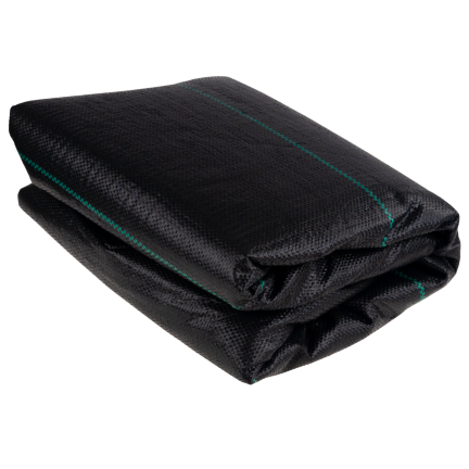 TG77637 Dickes Agro-Textil gegen Unkraut, Agro-Textil 2x10m, schwarz gegen Unkraut, 20m2