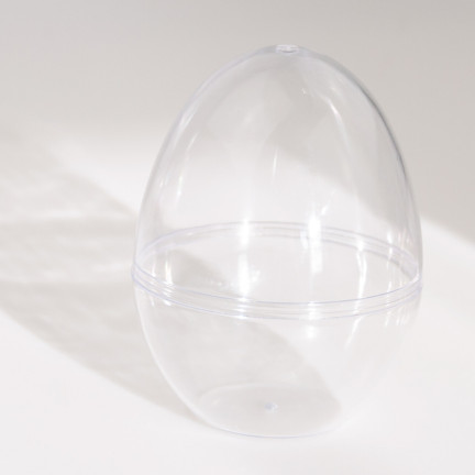 TG60436 ACRYL-EI TRANSPARENT STEHEND 9CM KUNSTSTOFF OSTEREI