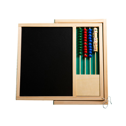 TG50042 Holztafel mit Magneten und Kreide, Abakus